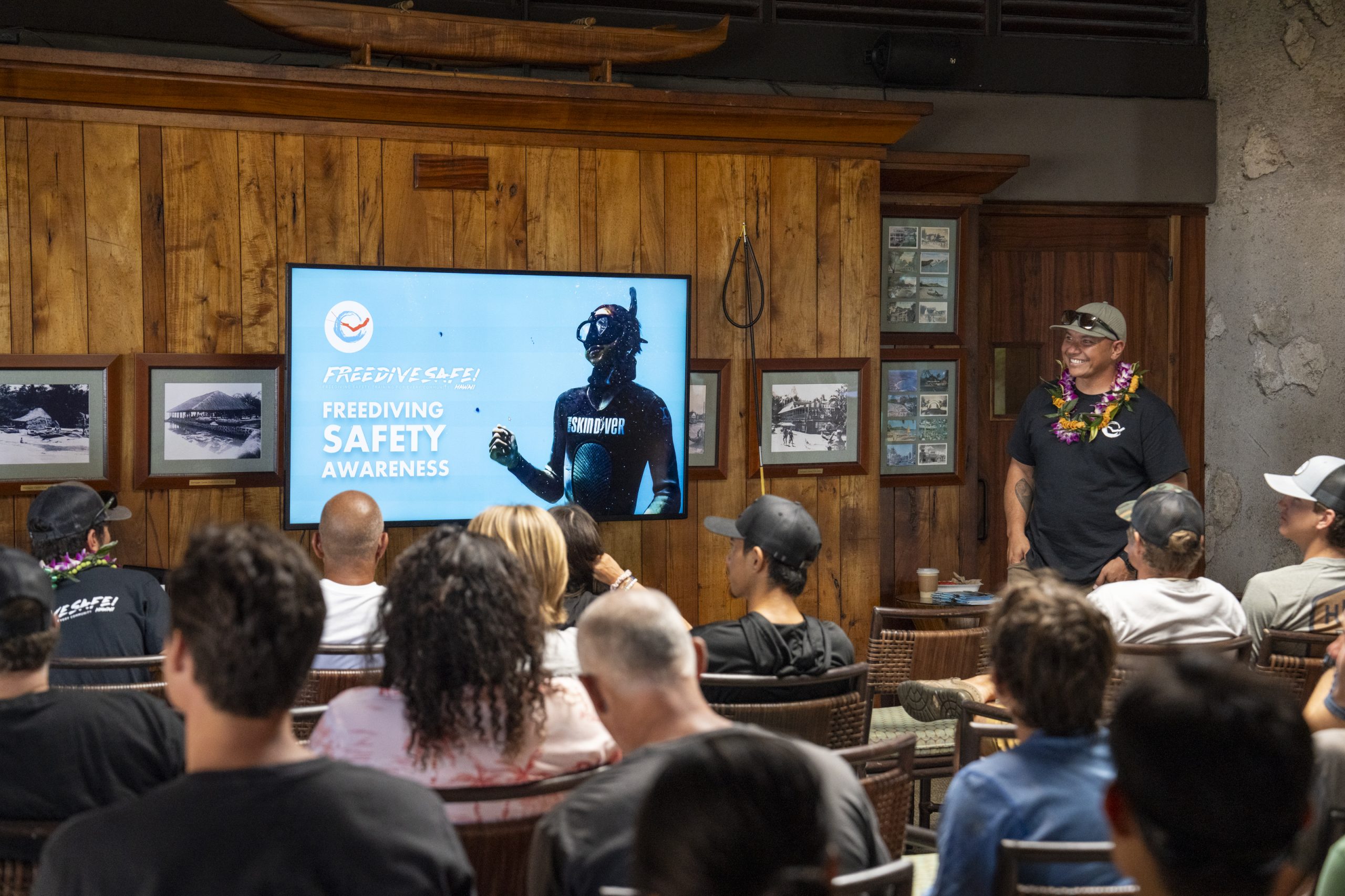 Justin Lee, FreediveSafe! Hawaii at the Outrigger Canoe Club Hawaii