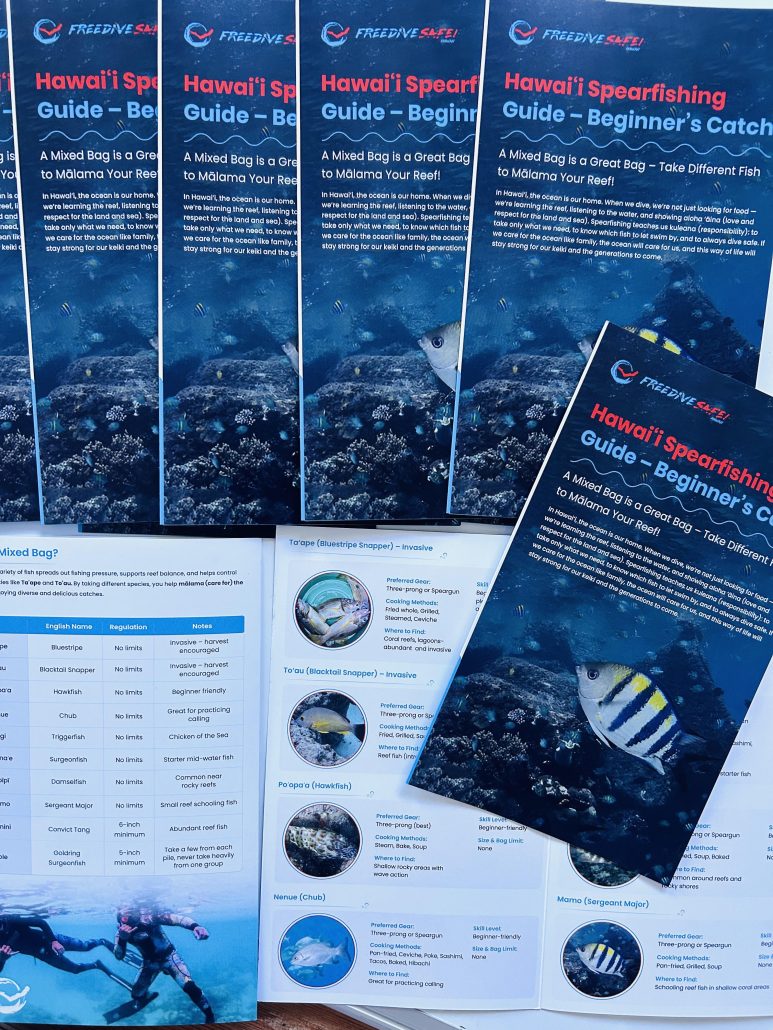 FreediveSafe! Hawaii Launches New Beginner Spearfishing Guide